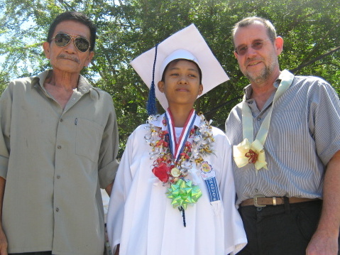 Arpin bei seiner Graduation 2013